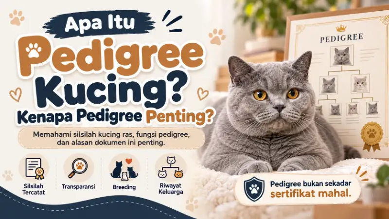 Apa Itu Pedigree Kucing? Kenapa Pedigree Penting?