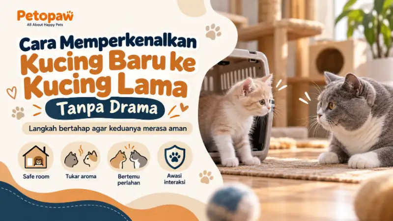 Cara Memperkenalkan Kucing Baru ke Kucing Lama Tanpa Drama
